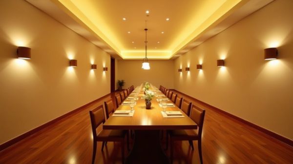 Cuánta luz necesita de verdad un comedor de doce metros